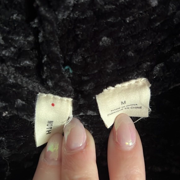 Anthro Chenille Quarter Sleeve Cardigan - Picture 2 of 4